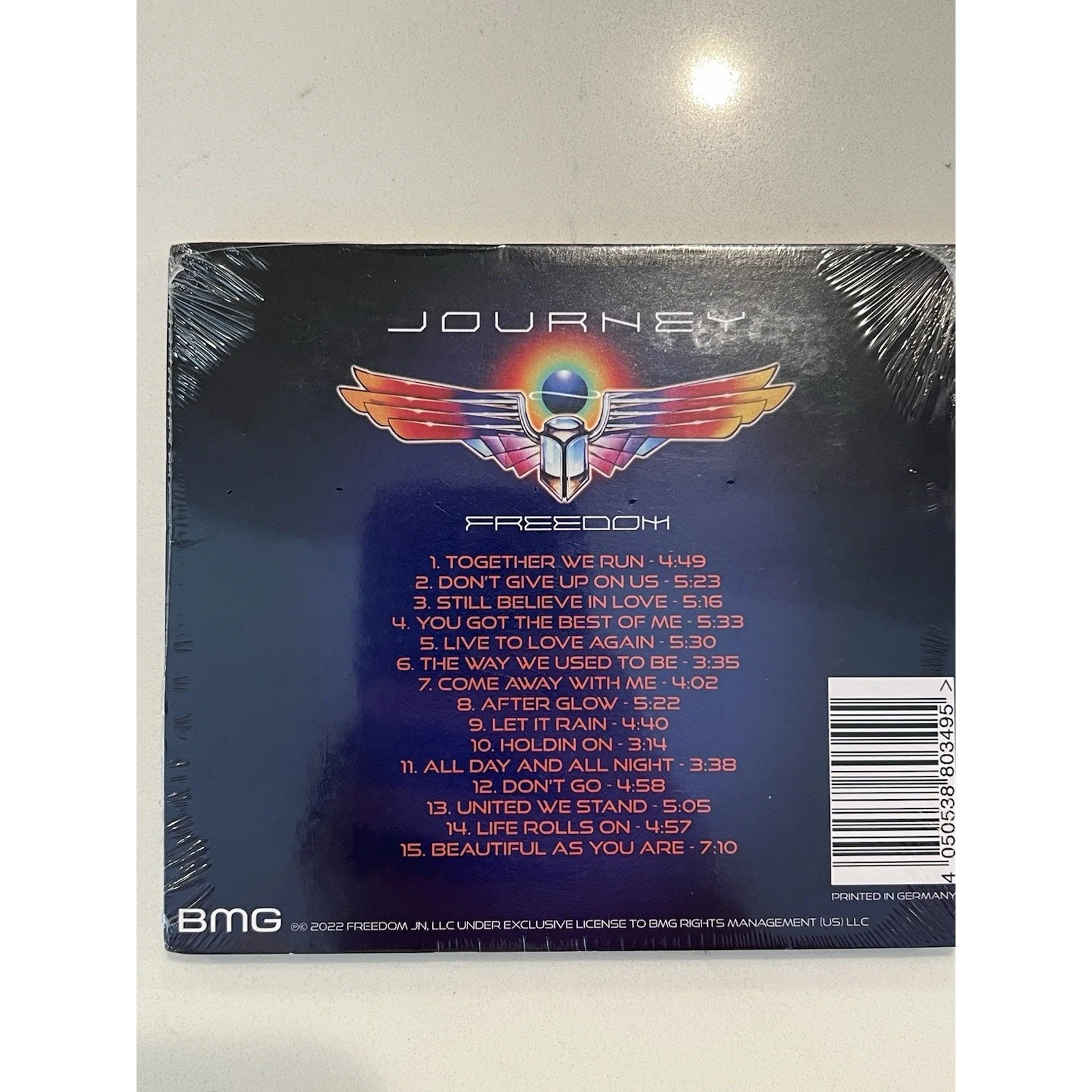 Journey SIGNED CD Art Card Freedom Neal Schon AUTOGRAPHED COA ACOA #1, изображение 4