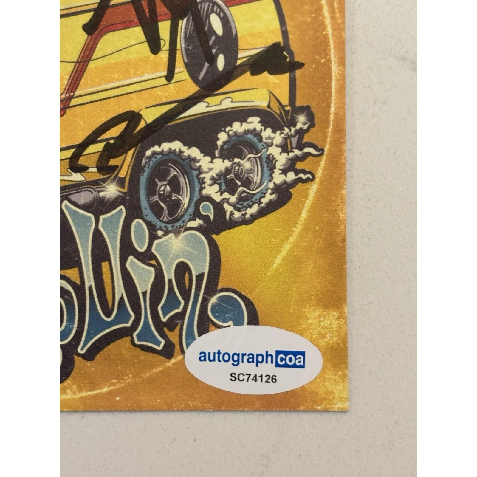 NICKELBACK Get Rollin CD Signed Card FULL BAND Insert Autograph ACOA #9, image 3