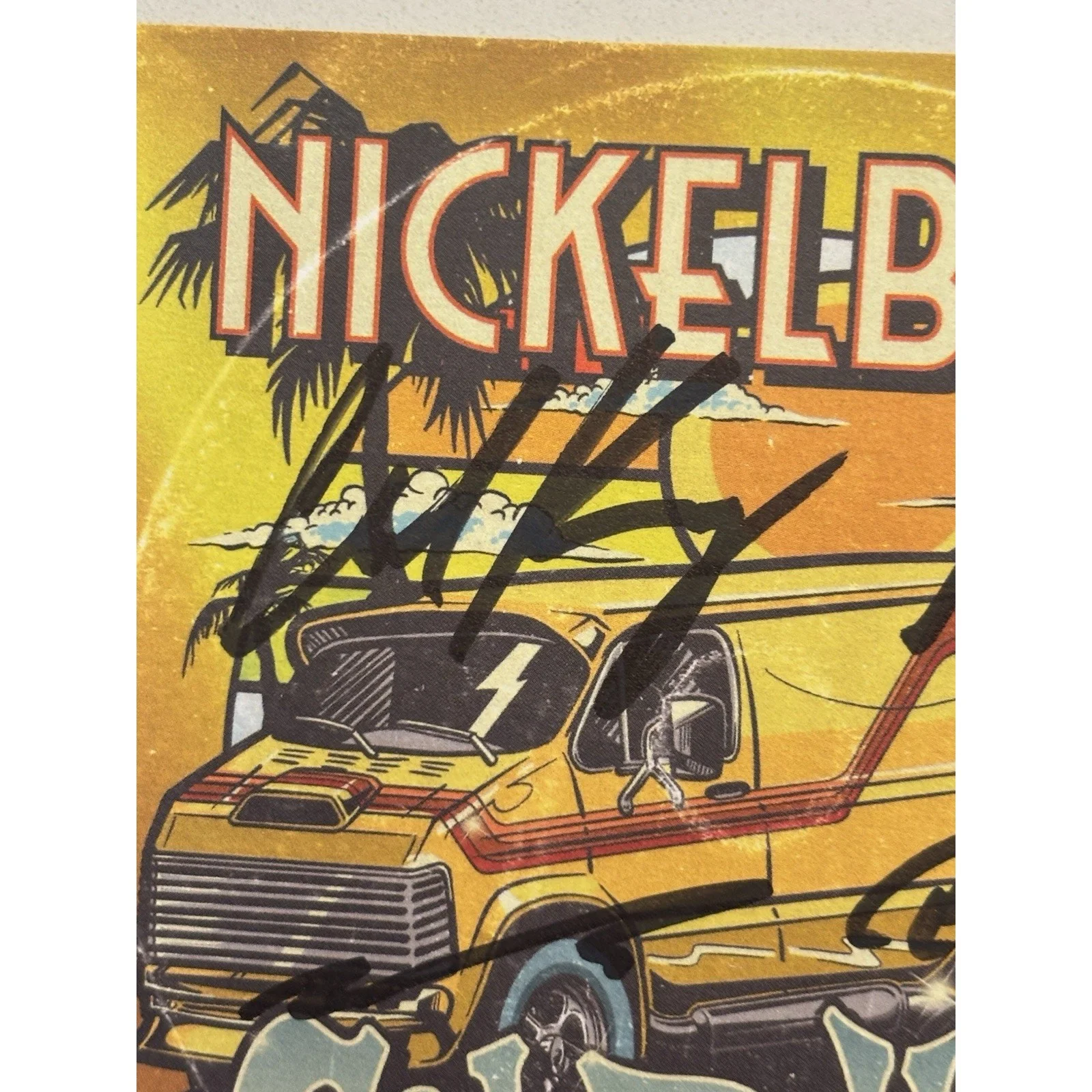 NICKELBACK Get Rollin CD Signed Card FULL BAND Insert Autograph ACOA #9, image 5