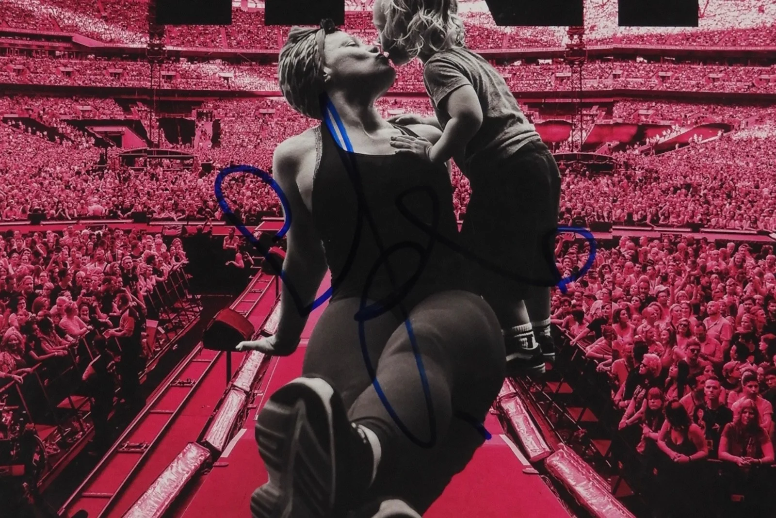 P!NK ACOA Signed Autograph Record Album Vinyl All I Know So Far PINK, image 2