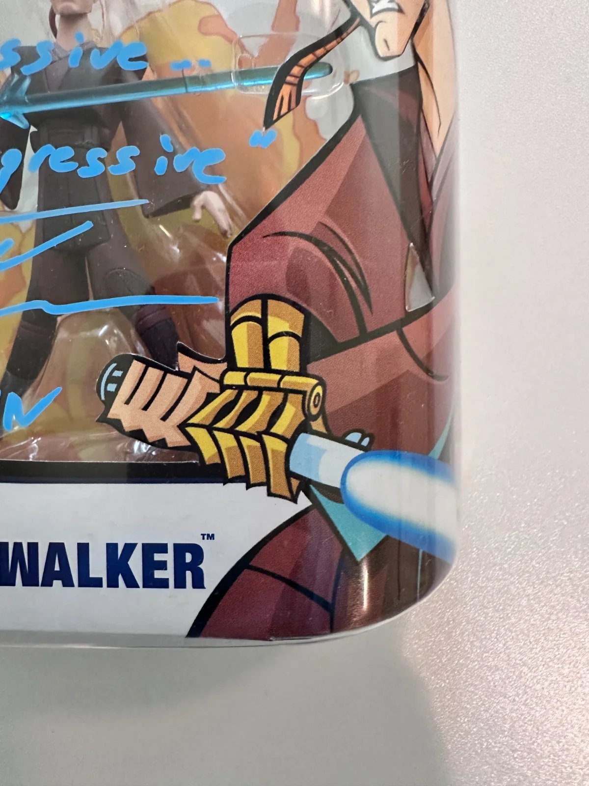 Mat Lucas — Mat Lucas Signed Star Wars Clone Wars Microseries Anakin Skywalker Action Figure, image 4