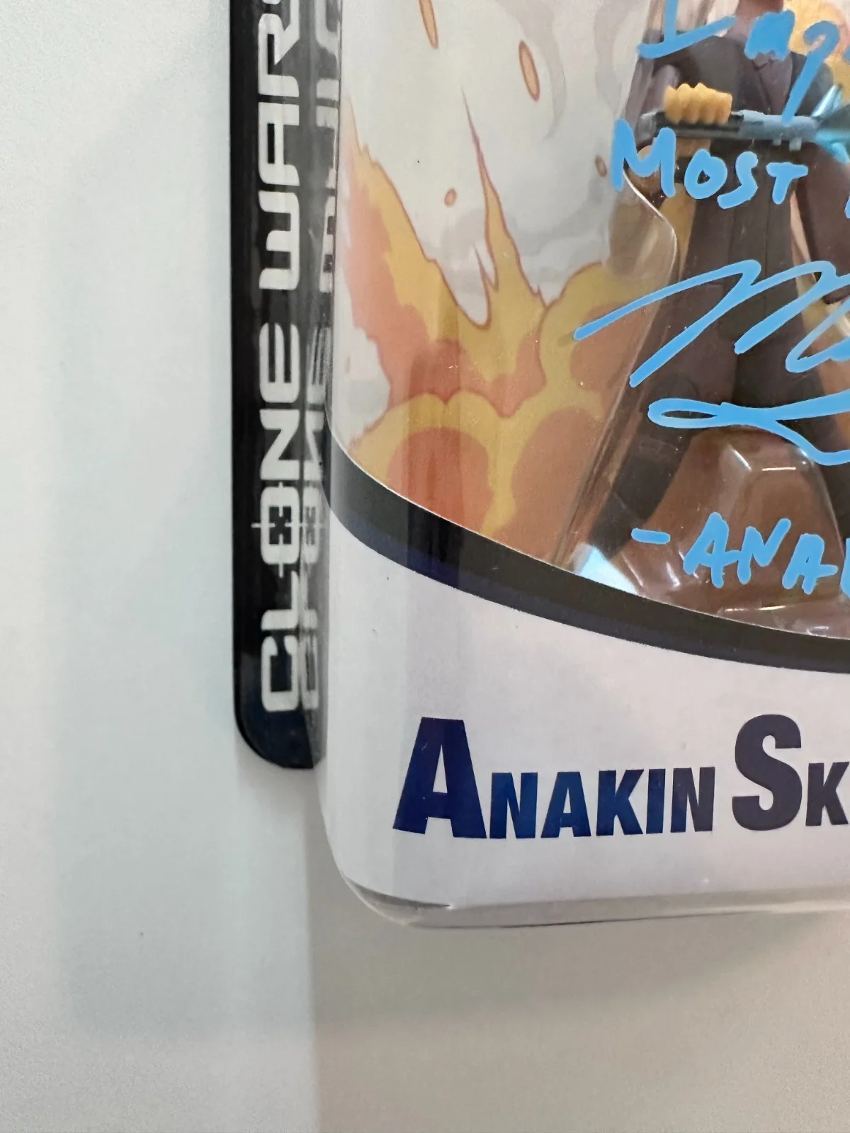 Mat Lucas — Mat Lucas Signed Star Wars Clone Wars Microseries Anakin Skywalker Action Figure, image 5