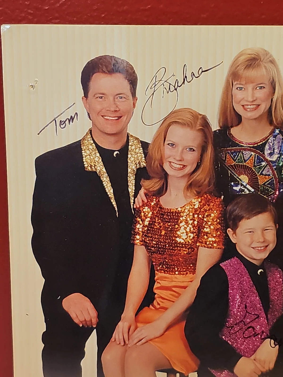 The Brett Family Singers Branson Missouri Signed Autographed 8x10 Music 🎶 🎵, изображение 2