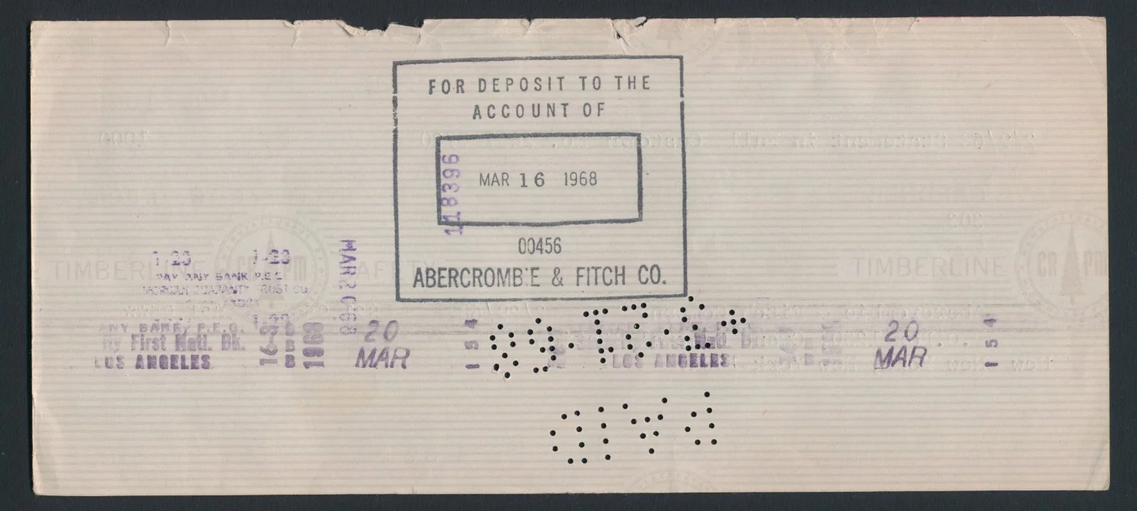 Ava Gardner - 1968 Signed Check w/ Orig. 1954 MGM Promo Still - Autograph, image 4