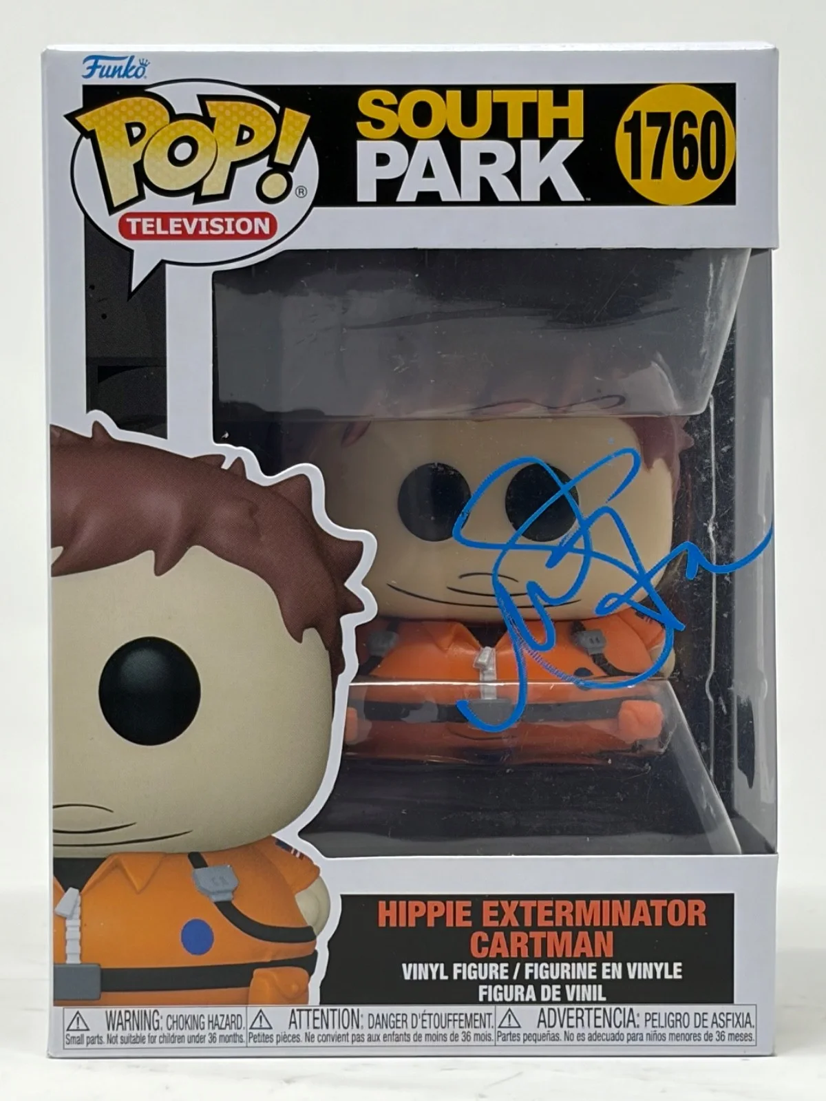 Trey Parker — Matt Stone Signed South Park Hippie Exterminator Cartman Funko Pop Beckett COA, image 2