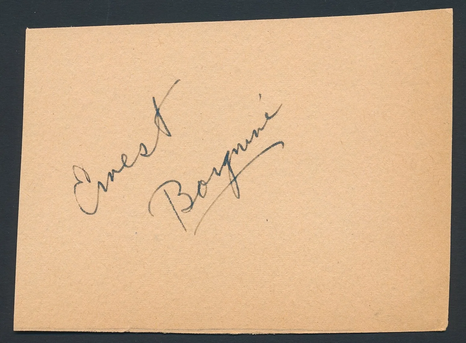 Ernest Borgnine - 1950's Signature w/ "Marty" Era Orig. Still Photo - Early!, изображение 2