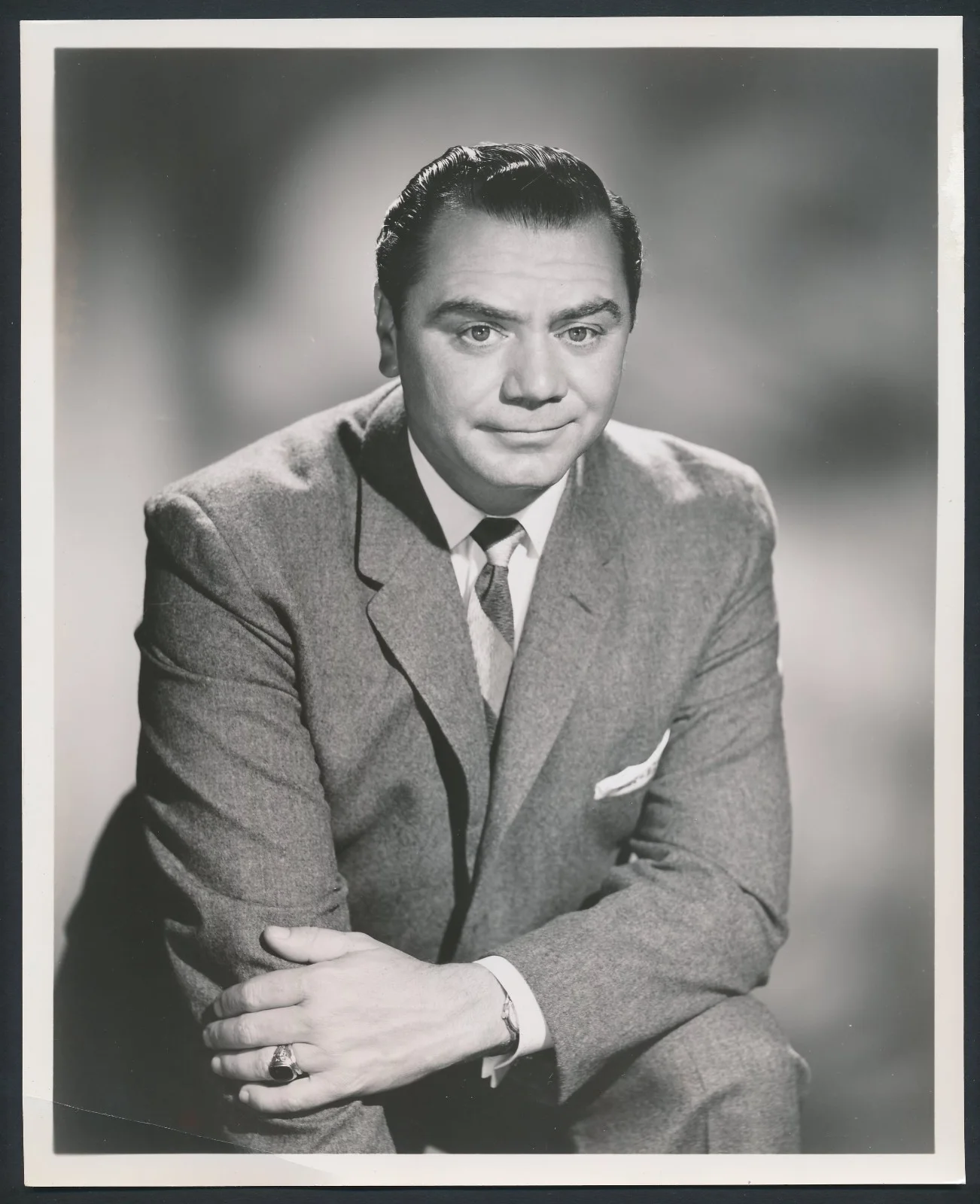 Ernest Borgnine - 1950's Signature w/ "Marty" Era Orig. Still Photo - Early!, изображение 5