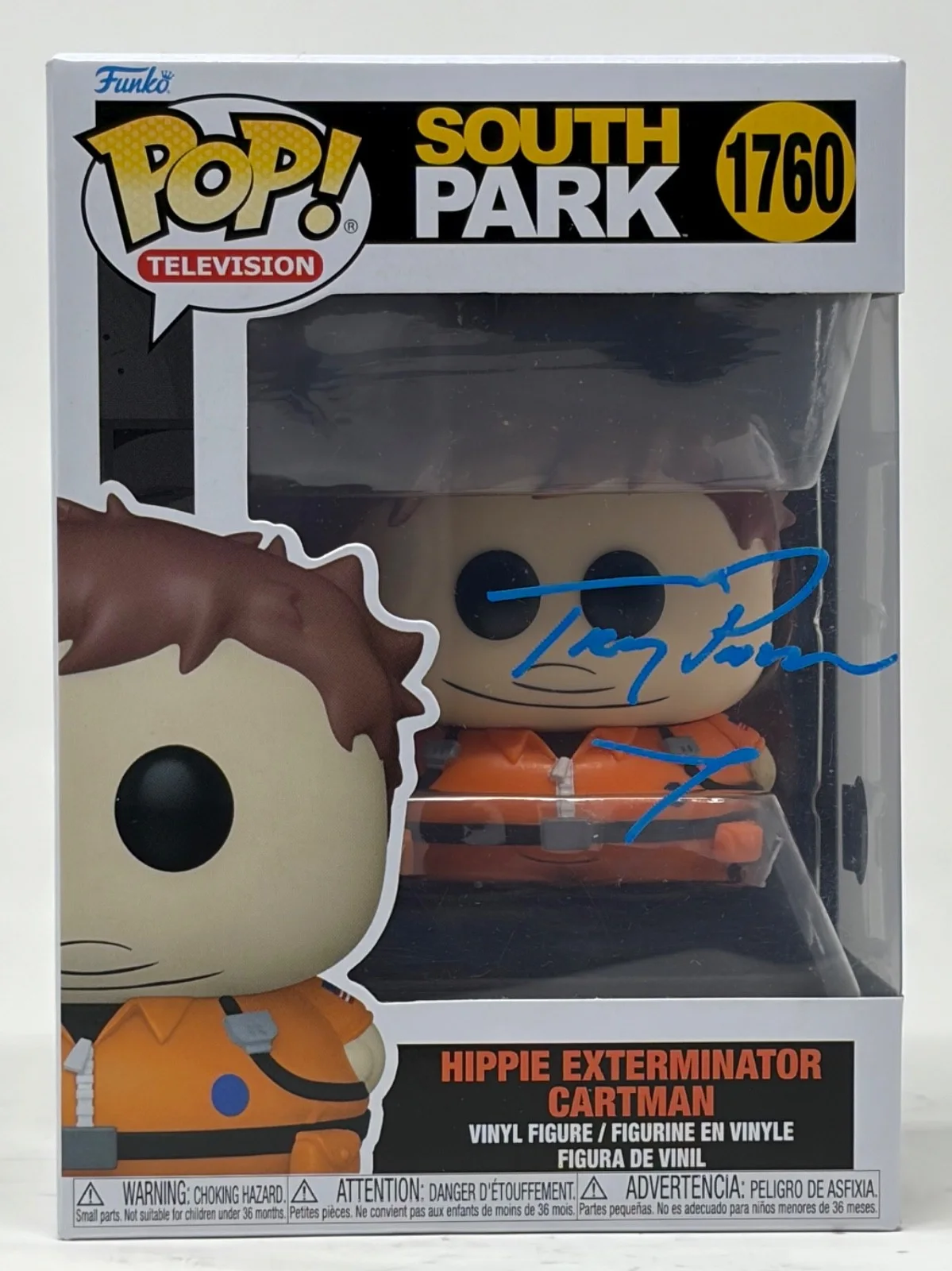 Trey Parker — Trey Parker Signed South Park Hippie Exterminator Cartman Funko Pop Beckett COA, изображение 2