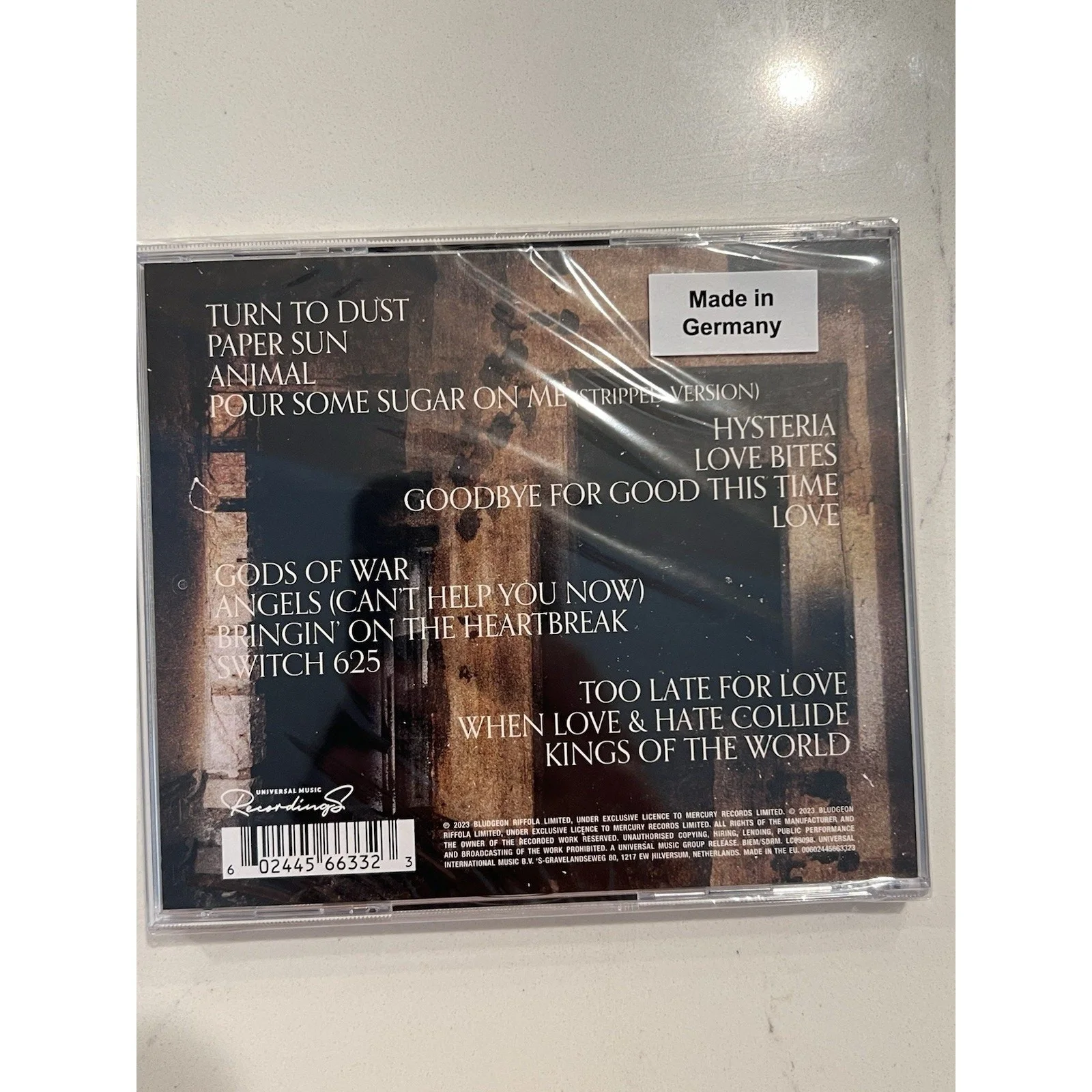 CD de Sinfonías Dramáticas Firmado por Def Leppard Autografiado ACOA Autenticado #11, изображение 3