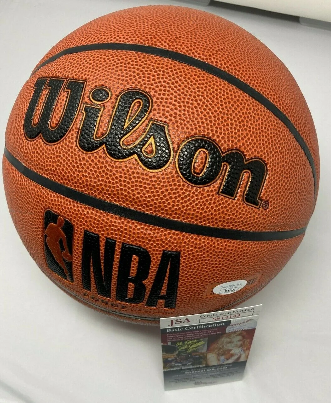 Kurtis Blow signed NBA Basketball JSA COA Certificate (Hit Song Basketball), изображение 2