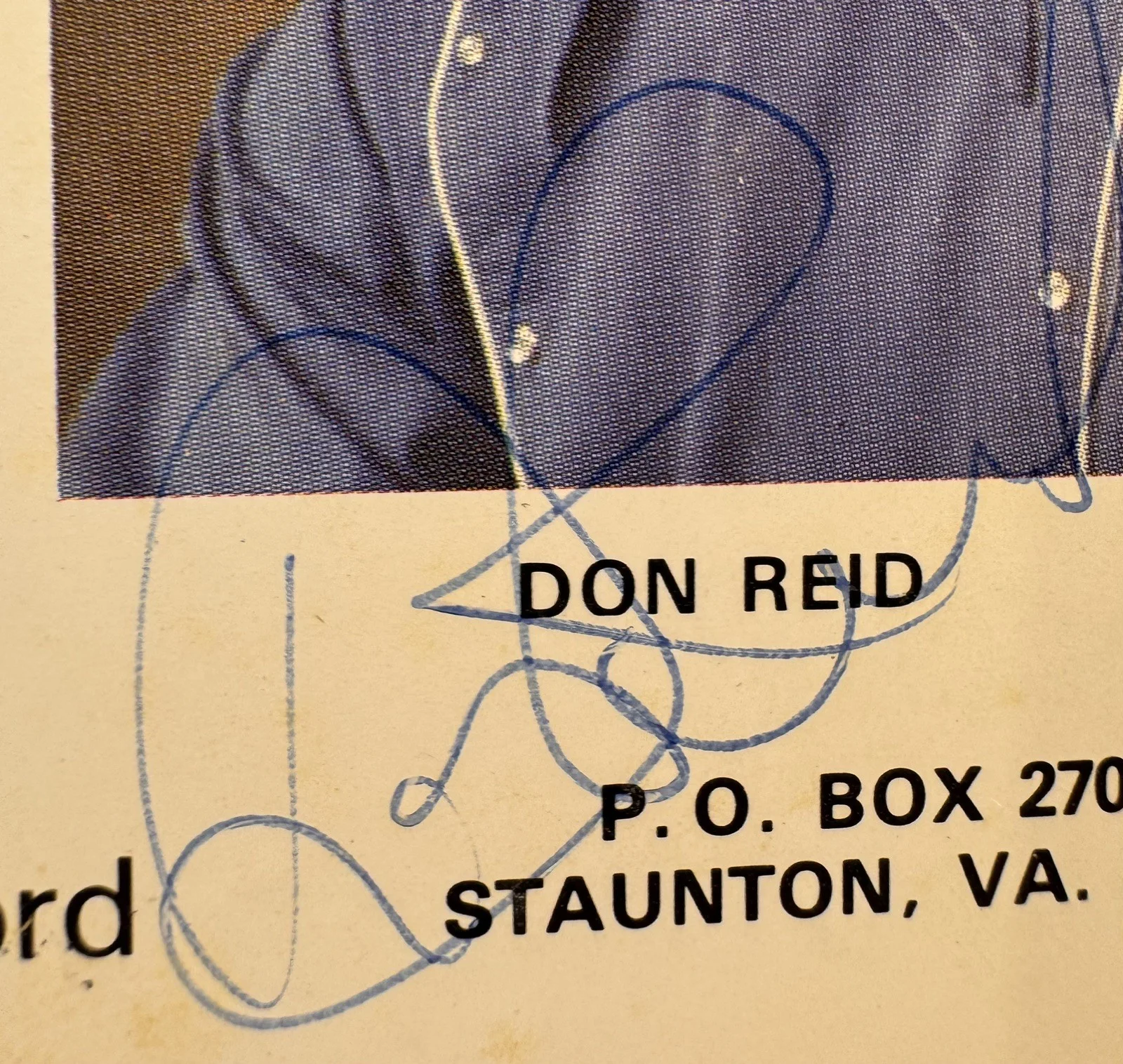 Statler Brothers Signed Fan Mailer Photo Card All 4 Members Harold Reid Deceased, изображение 5