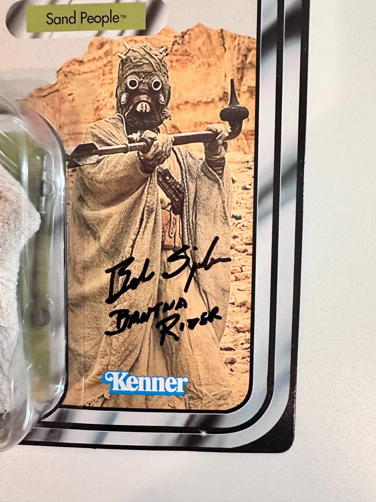 Bob Spiker — Bob Spiker Signed Star Wars EpIV Vintage Collection Sand People Action Figure, image 4