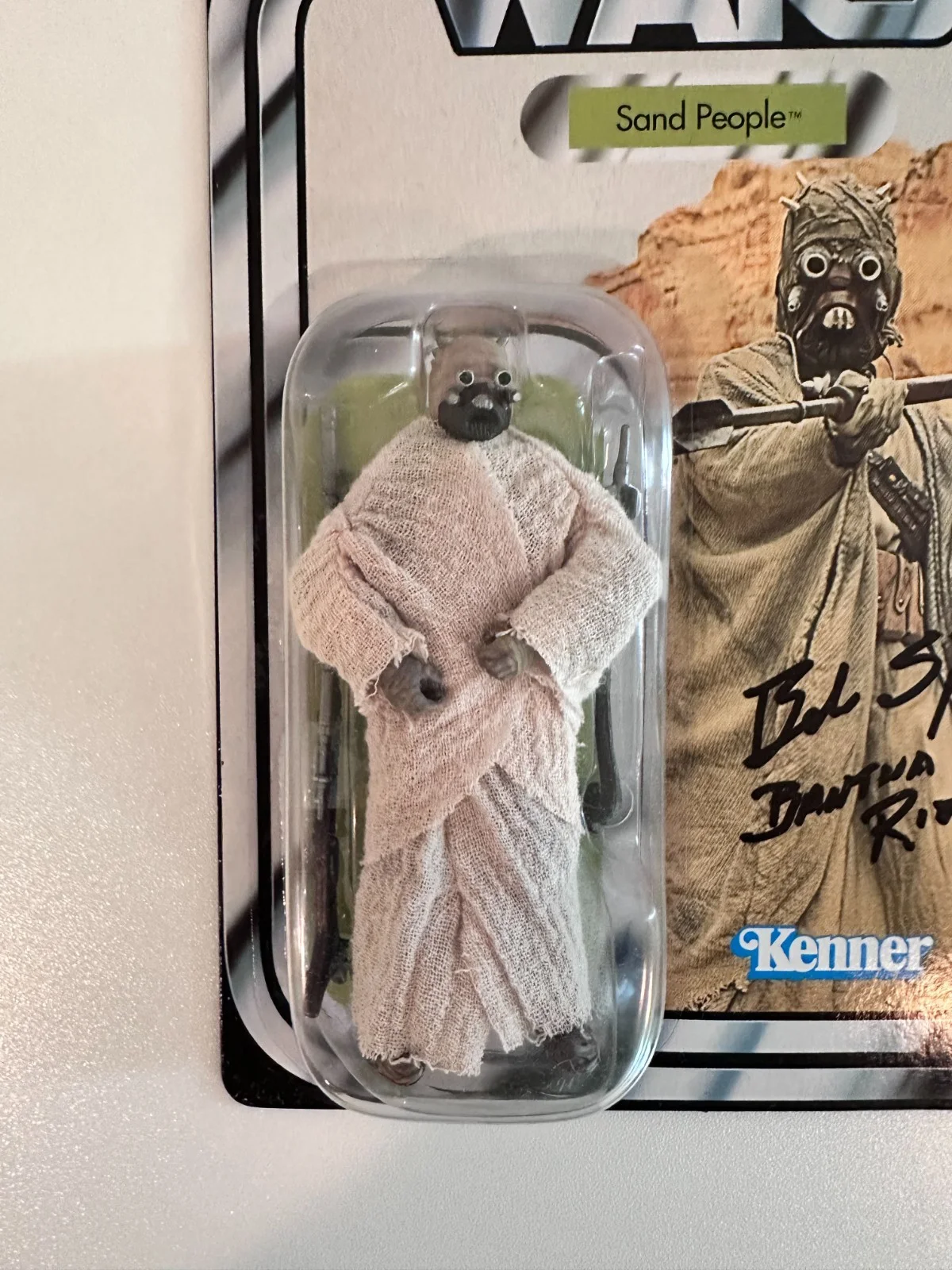 Bob Spiker — Bob Spiker Signed Star Wars EpIV Vintage Collection Sand People Action Figure, image 5