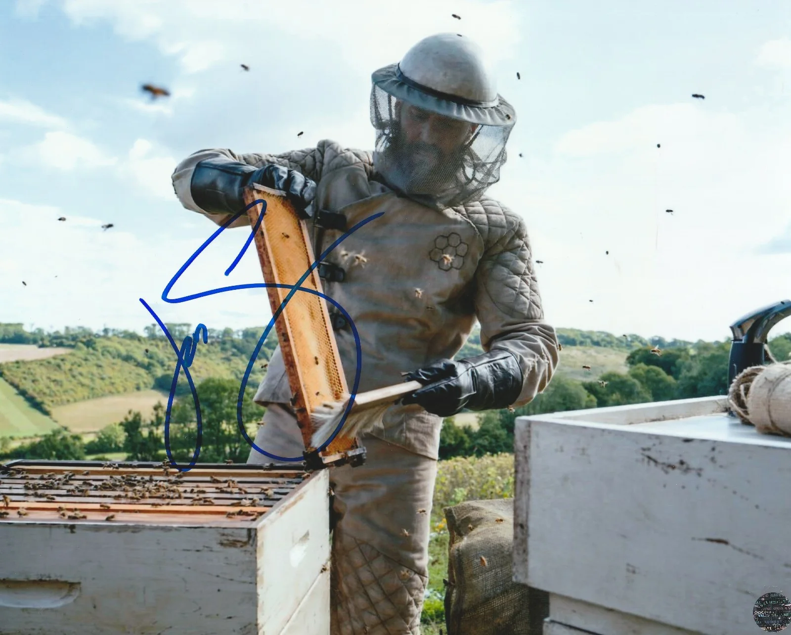 Jason Statham — Jason Statham Autographed The Beekeeper 8x10 Photo with COA/Matching Hologram