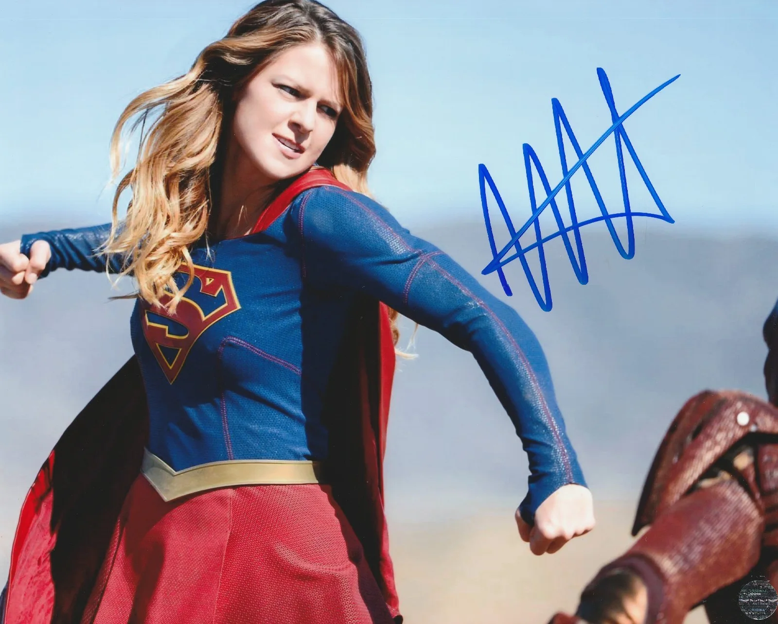 Melissa Benoist — Melissa Benoist Signed Autographed Supergirl 8x10 Photo COA/Matching Hologram