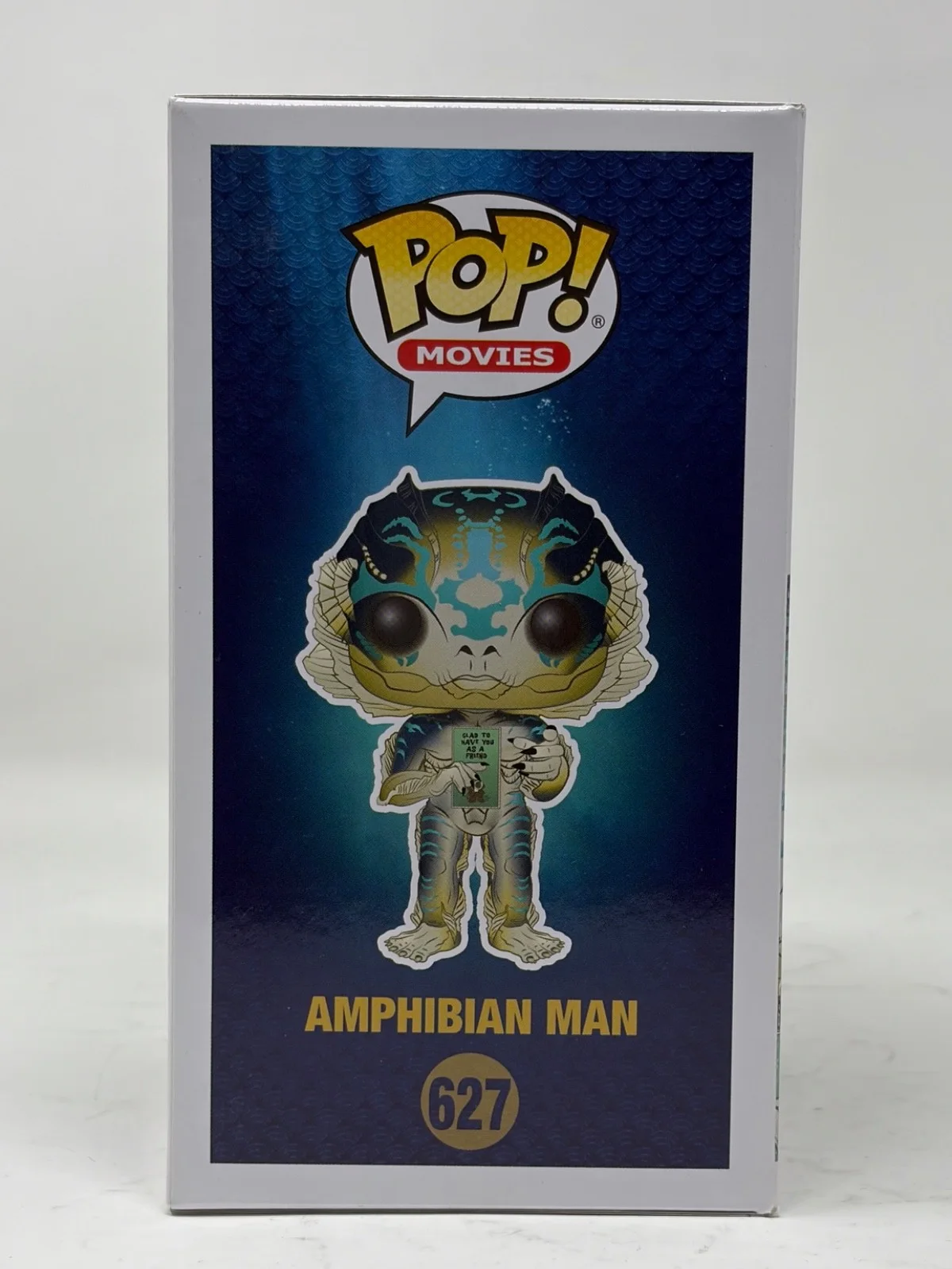 Guillermo Del Toro — Guillermo Del Toro Signed The Shape of Water Amphibian Man Funko Pop Beckett COA, изображение 3