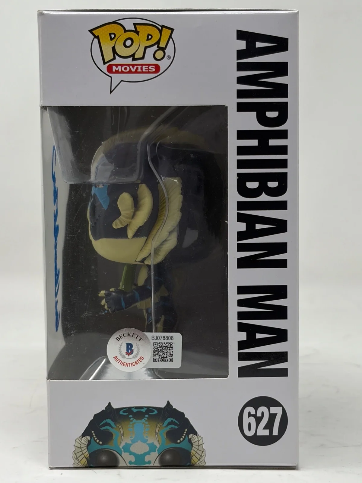 Guillermo Del Toro — Guillermo Del Toro Signed The Shape of Water Amphibian Man Funko Pop Beckett COA, изображение 5