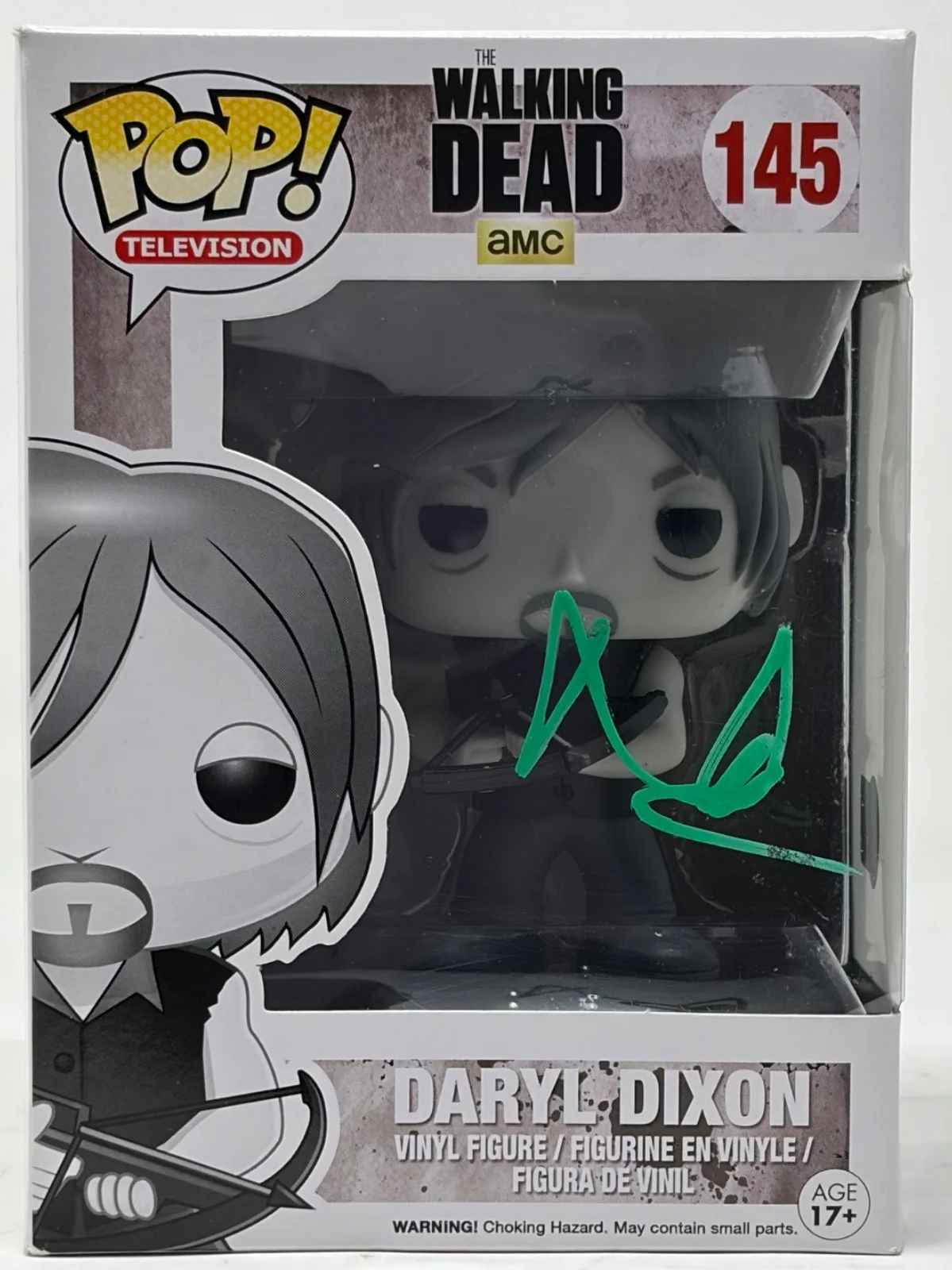 Norman Reedus — Norman Reedus Signed The Walking Dead Daryl Dixon Funko Pop #145 Autograph BAS, image 2