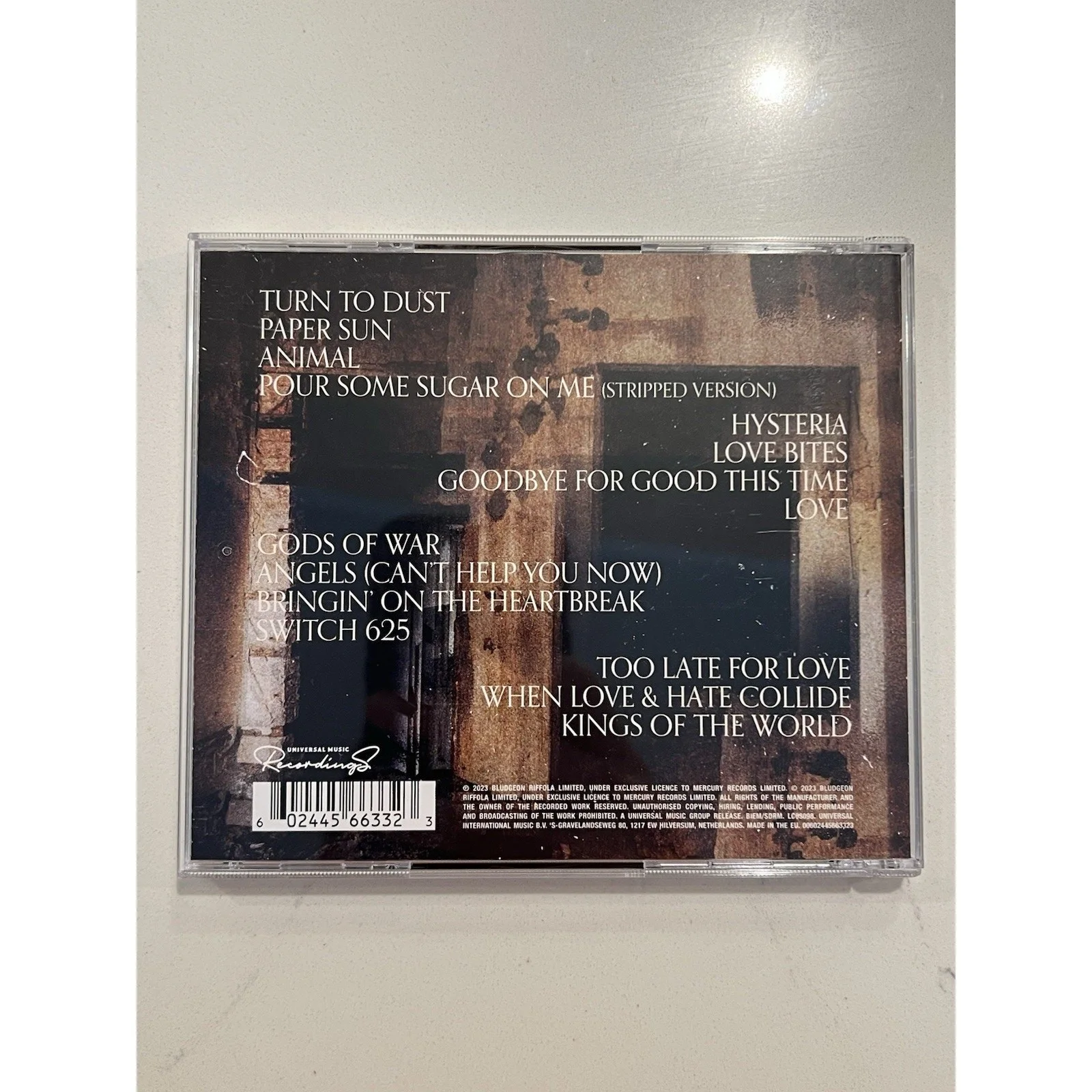 Def Leppard SIGNED Drastic Symphonies CD Autographed ACOA Authenticated #7, image 4