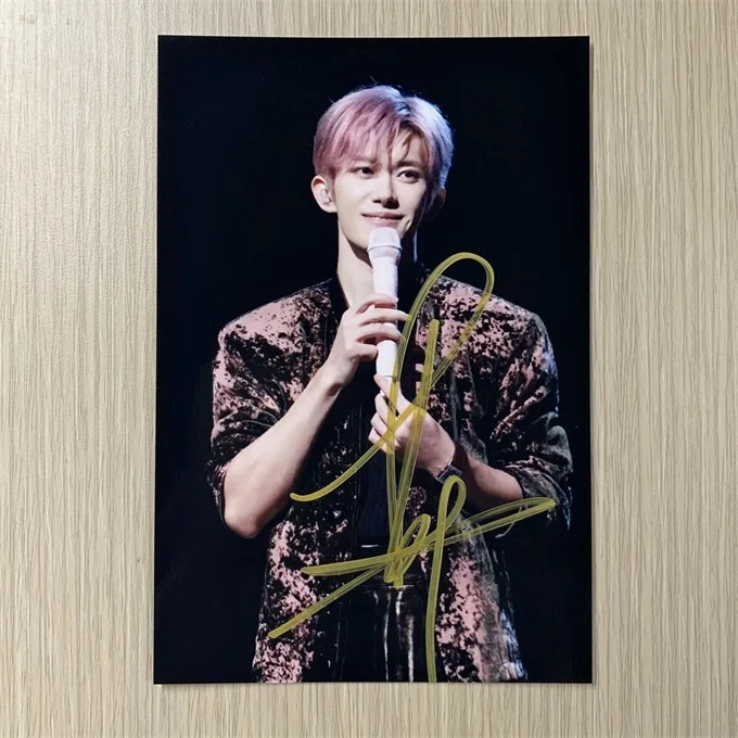 6"YiYangQianXi/JacksonYee易烊千玺Hand Signed Autographed Photo Autographs Collection, image 2