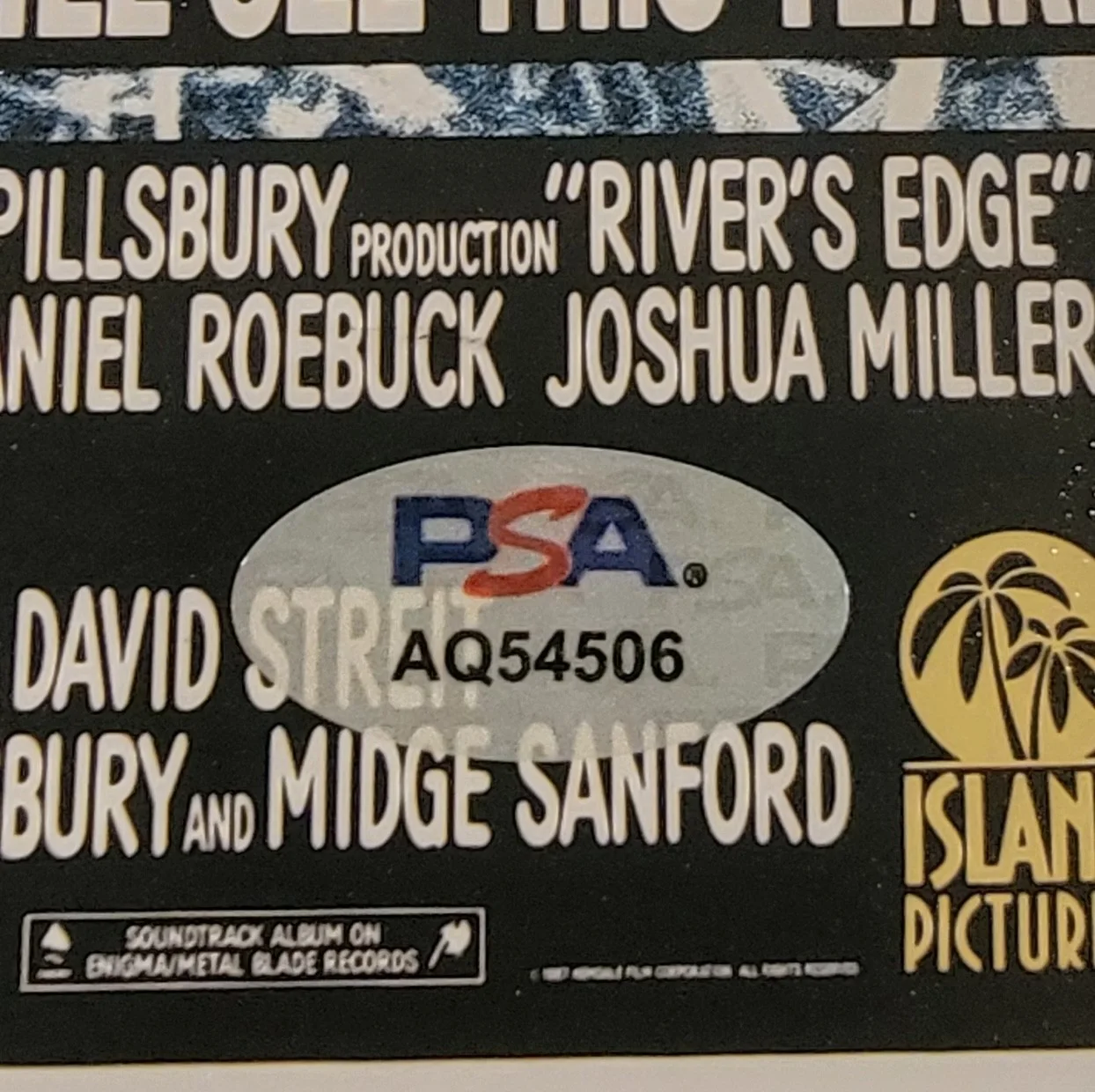 Tim Hunter, Daniel Roebuck — Tim Hunter Daniel Roebuck signed 8x10 photo PSA DNA autograph River's Edge cast, изображение 2