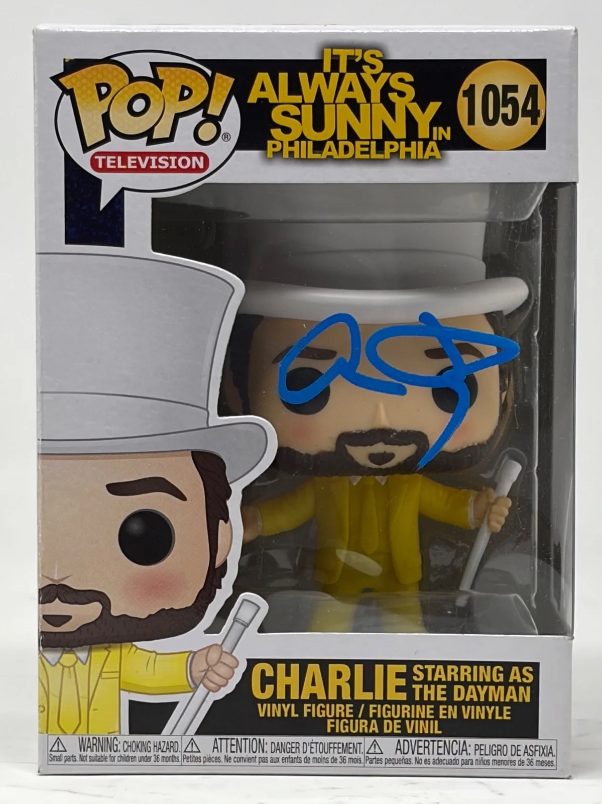 Charlie Day — Charlie Day Signed It's Always Sunny Funko Pop Starring As The Dayman #1054 BAS, image 2
