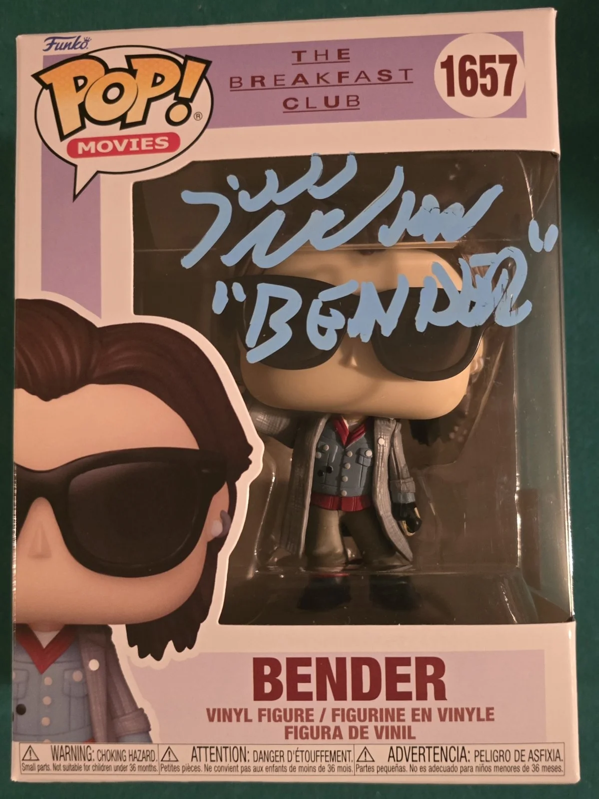 Judd Nelson — Judd Nelson Signed Funko Pop The Breakfast Club Official Pix Private Signing