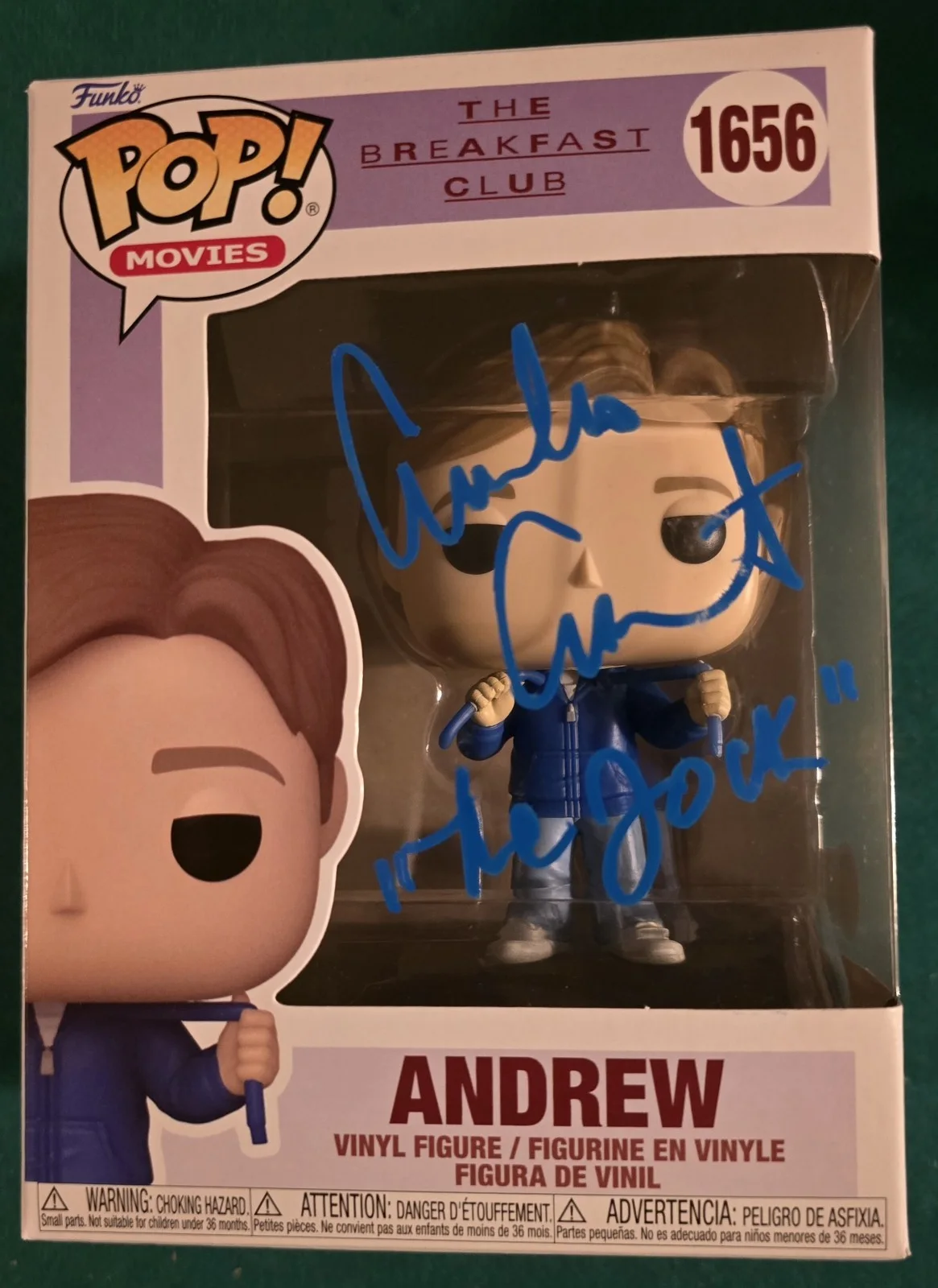 Emilio Estevez — Emilio Estevez Signed Funko Pop The Breakfast Club Beckett Witnessed