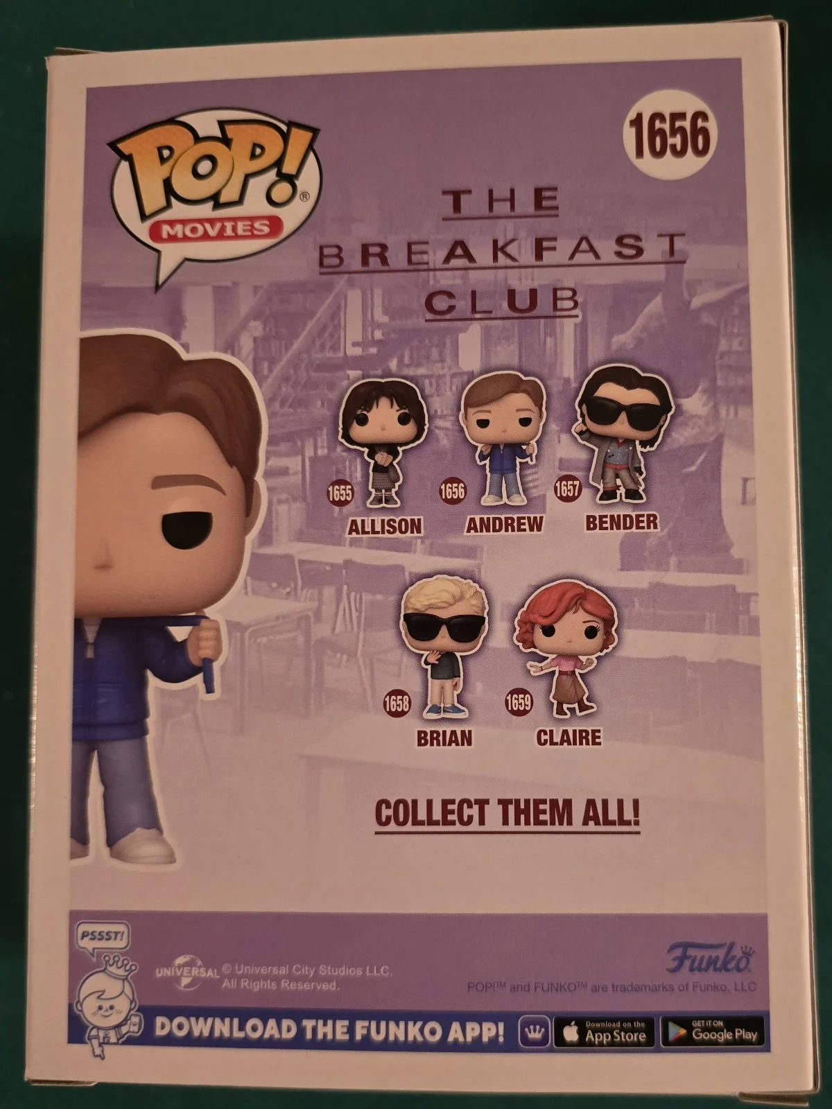 Emilio Estevez — Emilio Estevez Signed Funko Pop The Breakfast Club Beckett Witnessed, изображение 5
