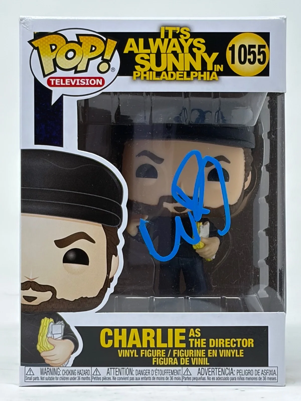 Charlie Day — Charlie Day Signed It's Always Sunny Charlie As The Director Funko Pop 1055 BAS, image 2