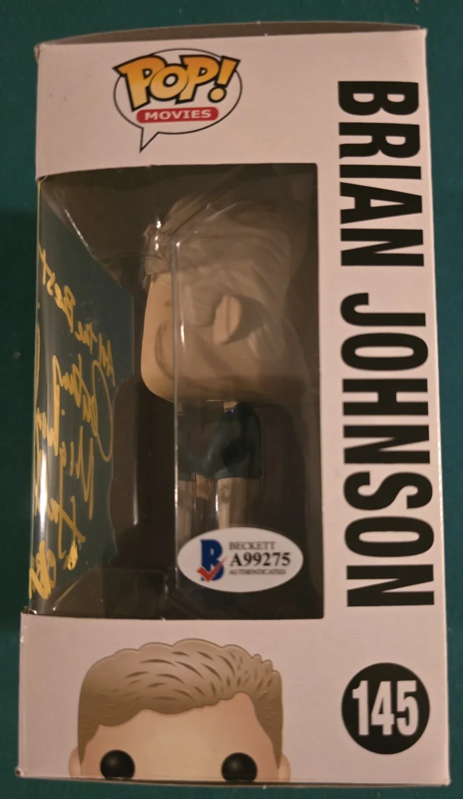 Anthony Michael Hall — Anthony Michael Hall Signed Funko Pop The Breakfast Club Beckett Sticker Only, изображение 2