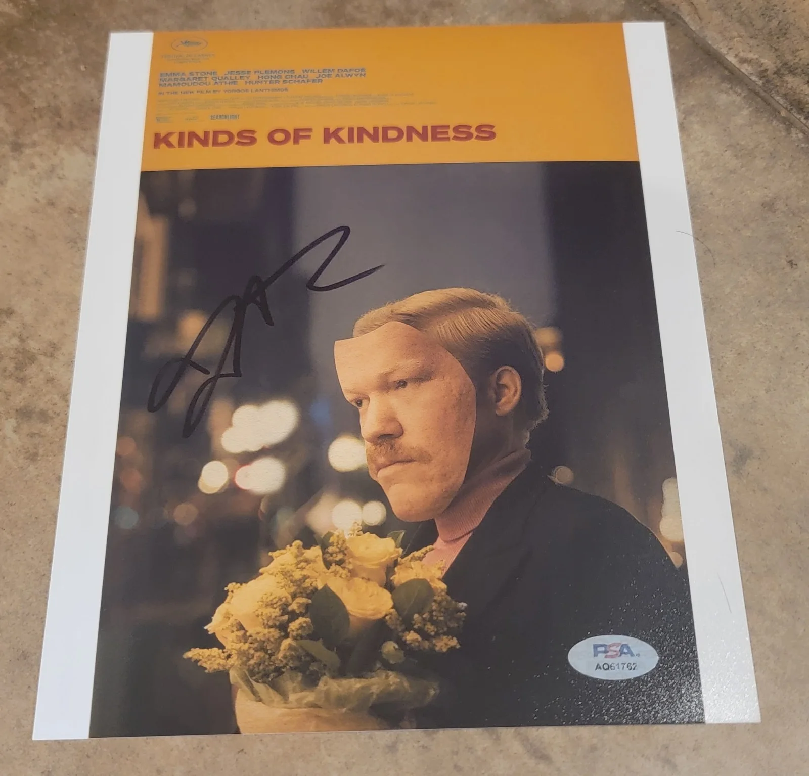 Jesse Plemons — Jesse Plemons signed 8x10 photo PSA DNA autograph Kinds of Kindness
