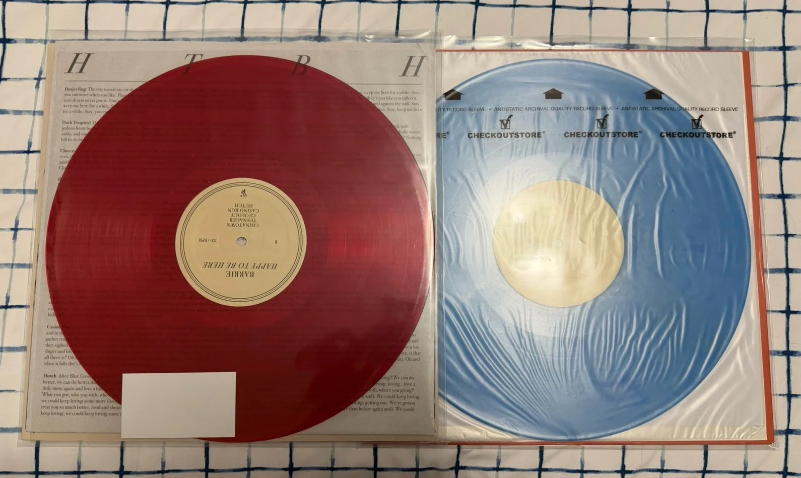 BARRIE - Happy To Be Here & Barbara SIGNED VINYL, image 2