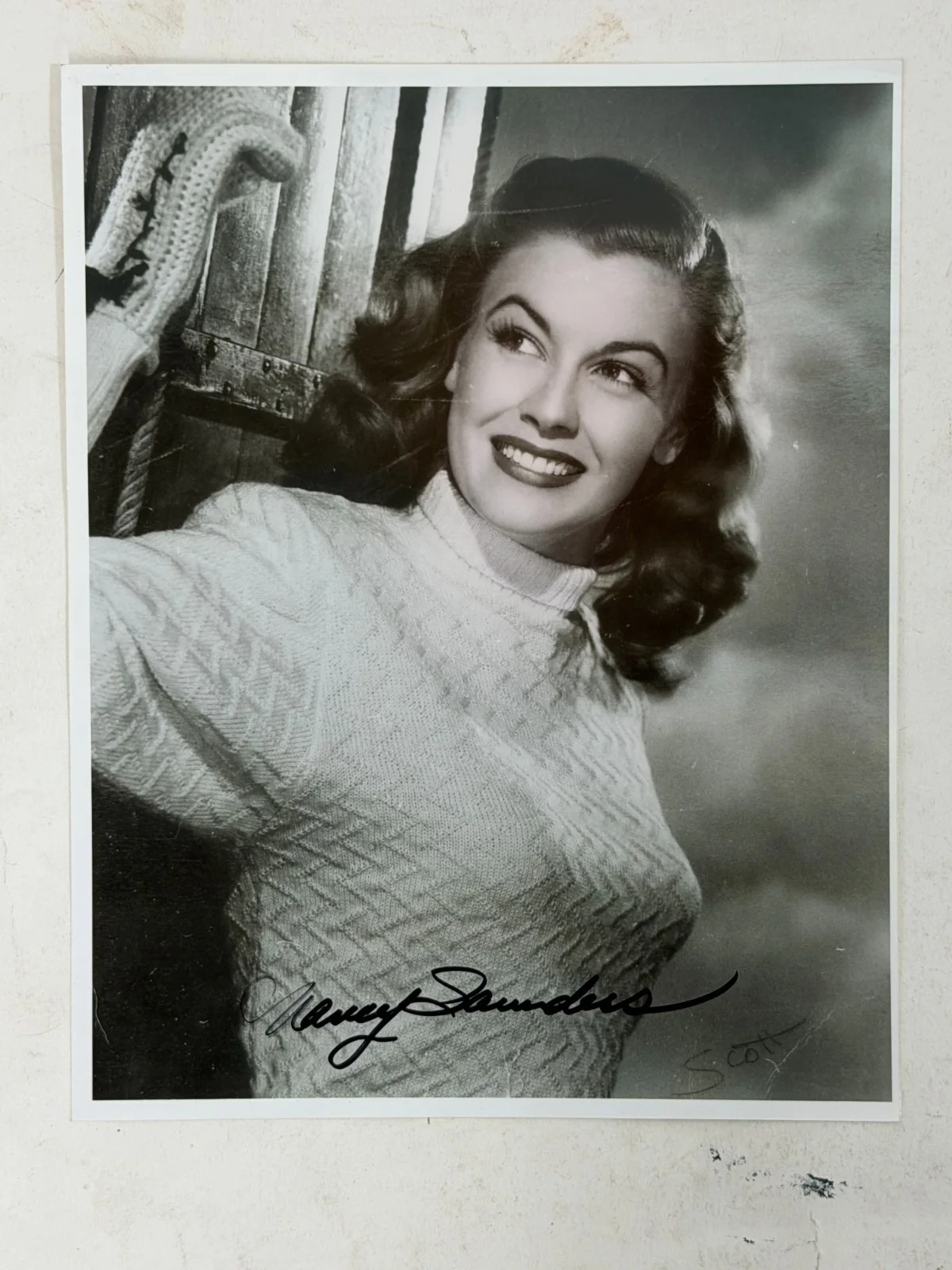 Signed Music Group Photos Much Joy Tonic Actress Nancy Saunders Baseball Player, image 4