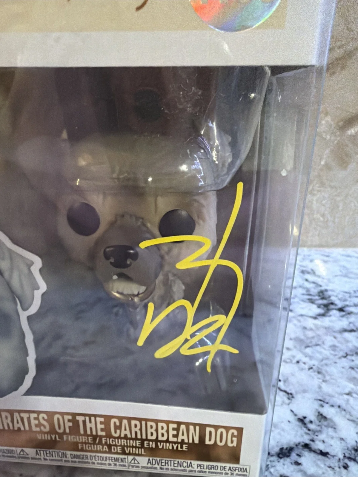 Johnny Depp — Funko Pop! Disney Pirates of the Caribbean Dog Hand Signed, Johnny Depp W/ COA, изображение 2
