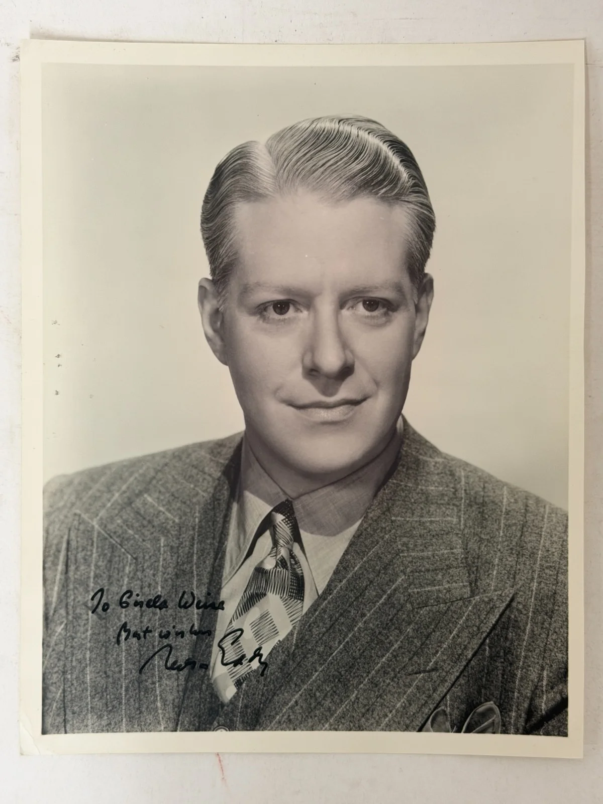 Vintage Signed Hollywood Movie Actor Portraits, изображение 2