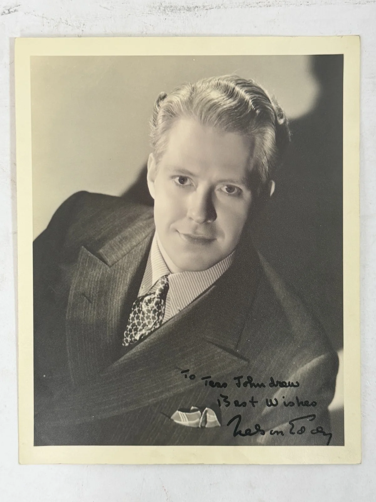 Vintage Signed Hollywood Movie Actor Portraits, изображение 2