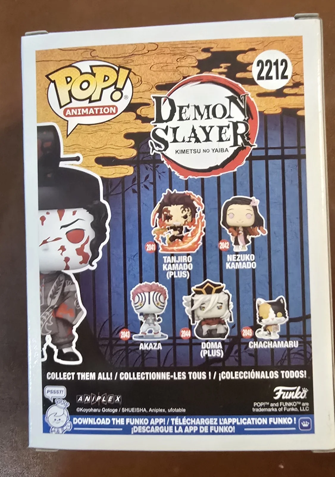 Greg Chun — Funko Pop! Demon Slayer Muzan Kibutsuji #2212 Pre Release Signed By Greg Chun, изображение 3