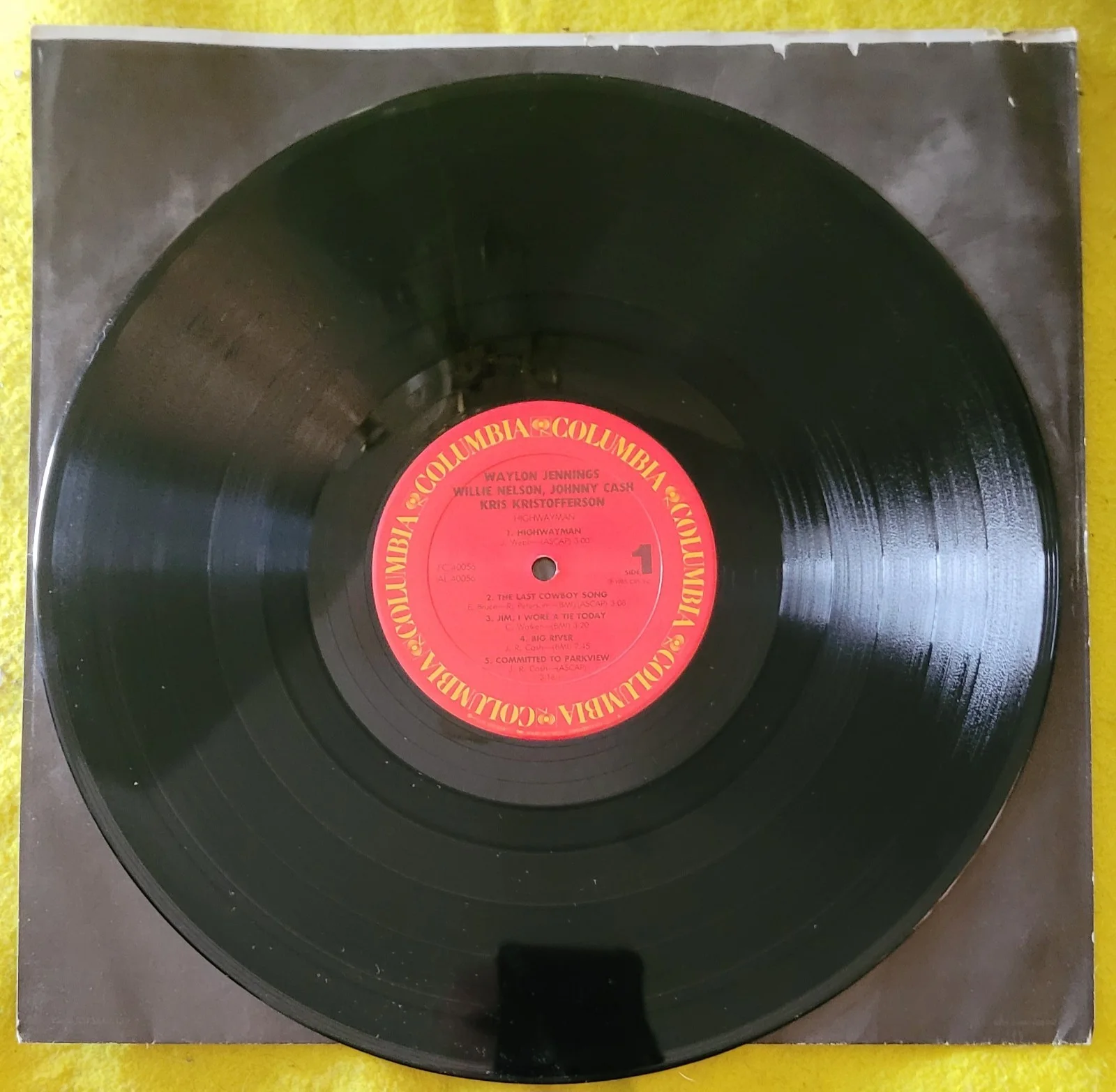 1985 Highwayman Autographed Album, image 4
