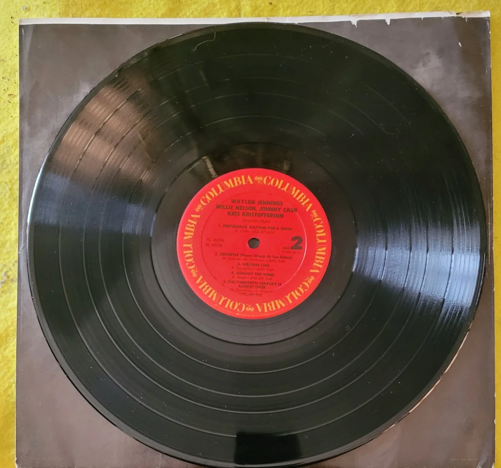 1985 Highwayman Autographed Album, image 5