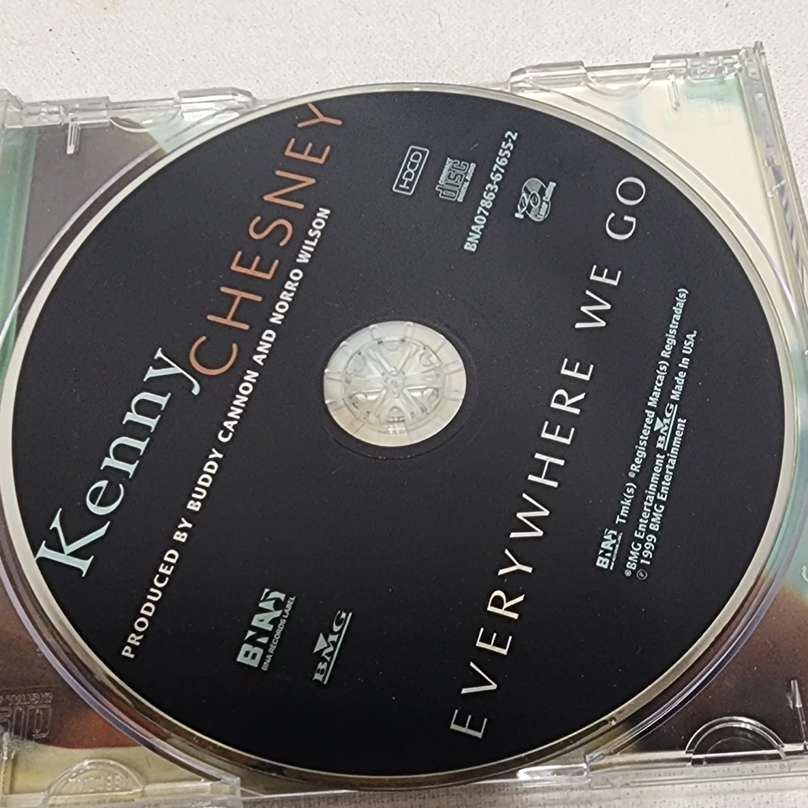 Kenny Chesney Everywhere we Go Autographed 1999 CD, image 3