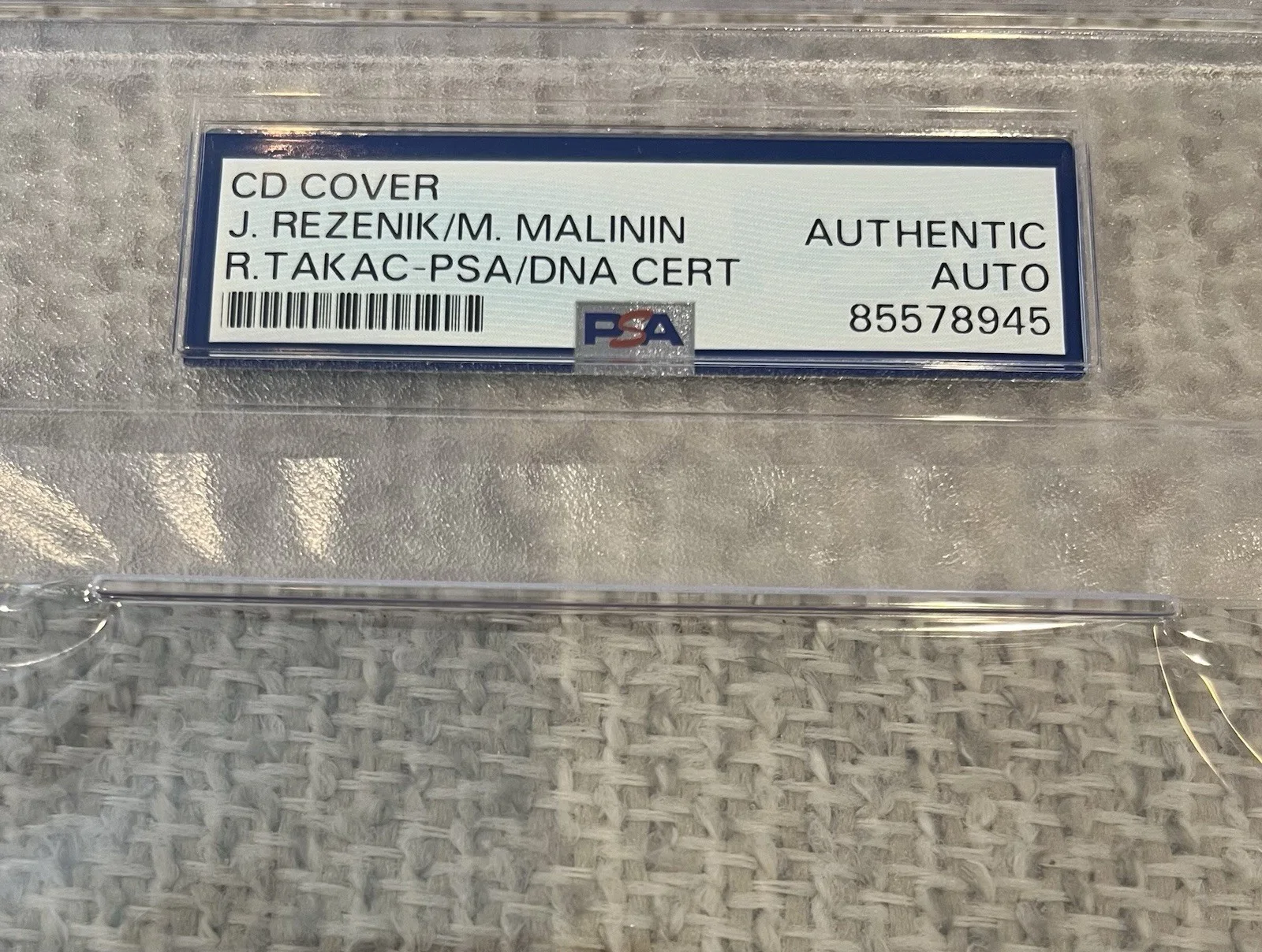 Goo Goo Dolls Band Signed CD Cover Nice Autograph Takac Rzeznik Malinin PSA/DNA, изображение 3