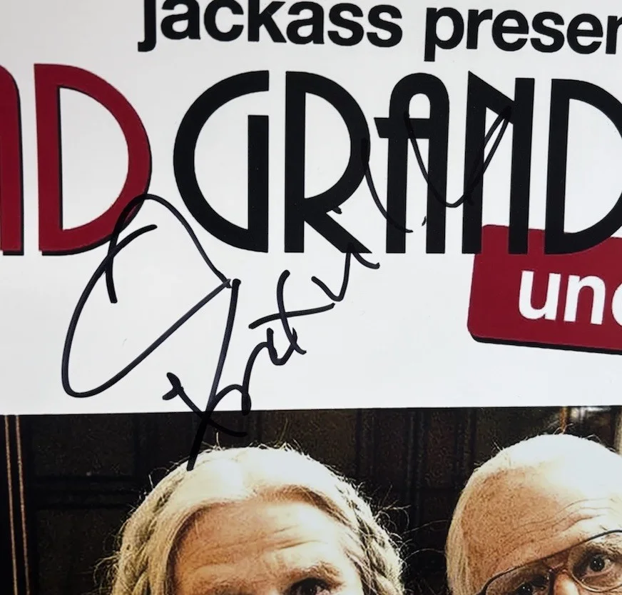 Johnny Knoxville Signed 12x18 Photo Bad Grandpa, изображение 2