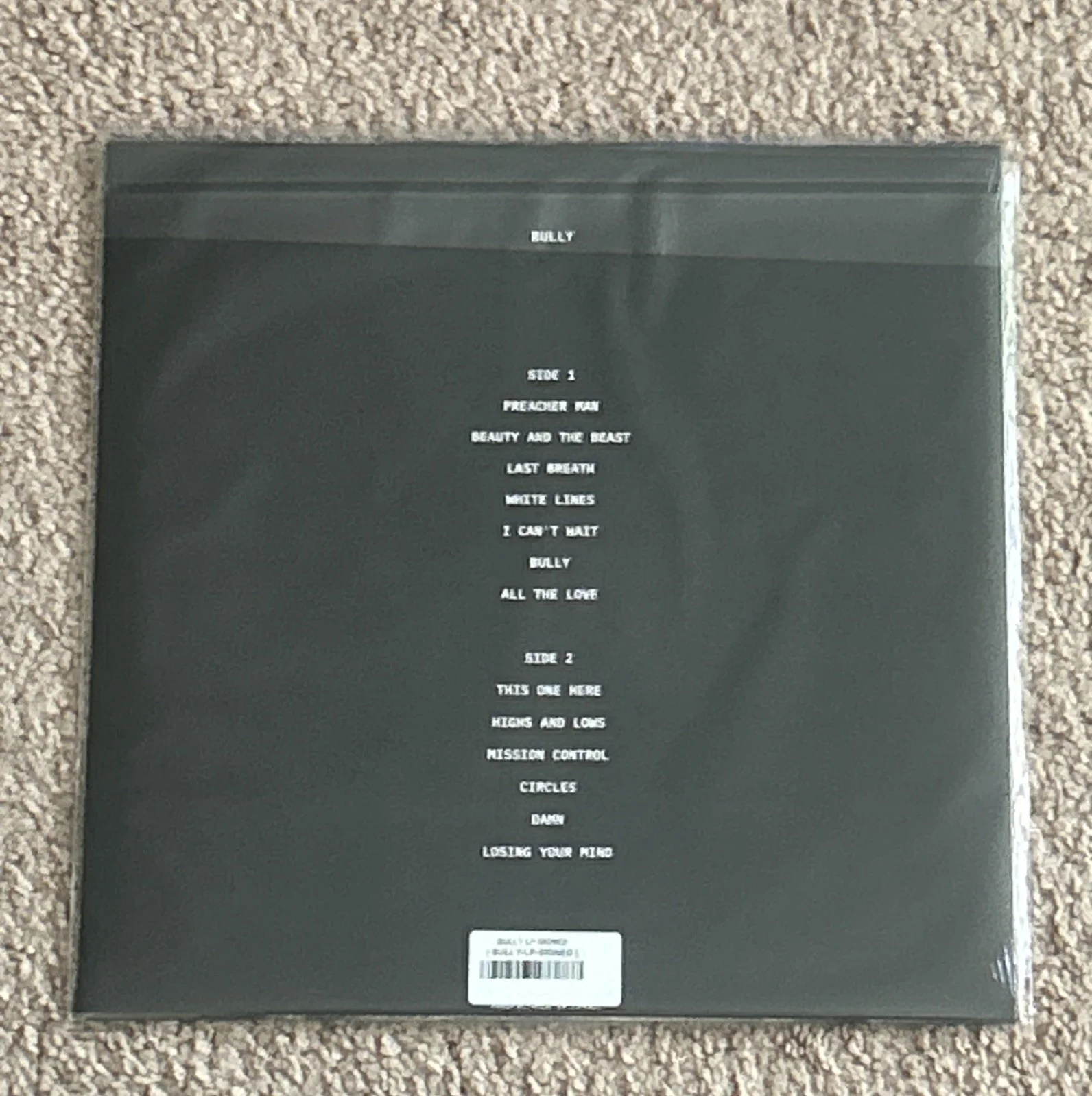 Kanye West “Bully” Signed Vinyl LP Silver Limited Edition Autographed Ye In Hand, изображение 2