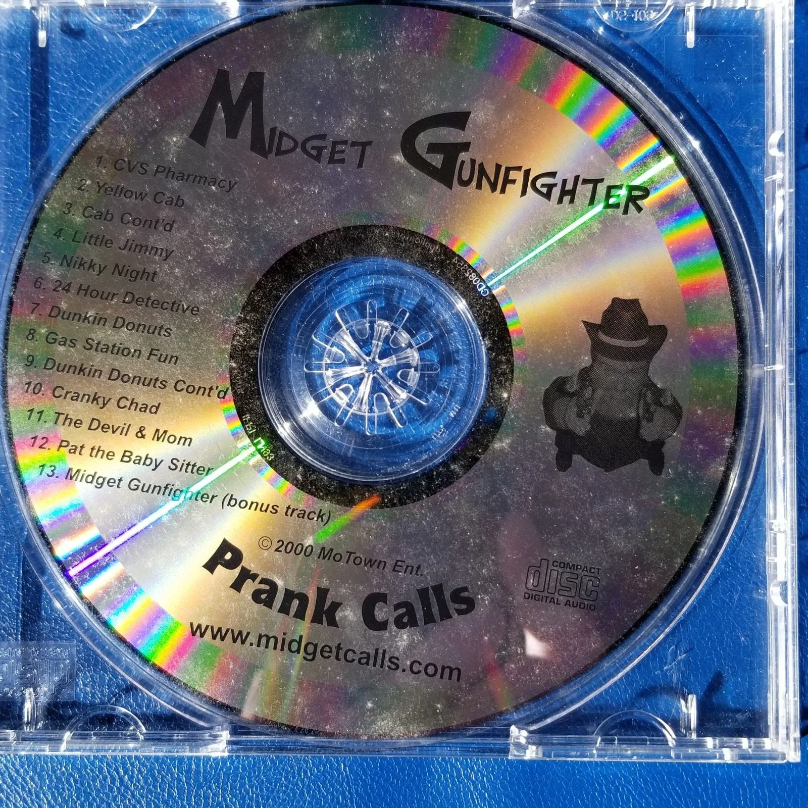 Midget Gunfighter Prank Calls with Kirk Noland CD Signed Comedy Album Jewel Case, image 4