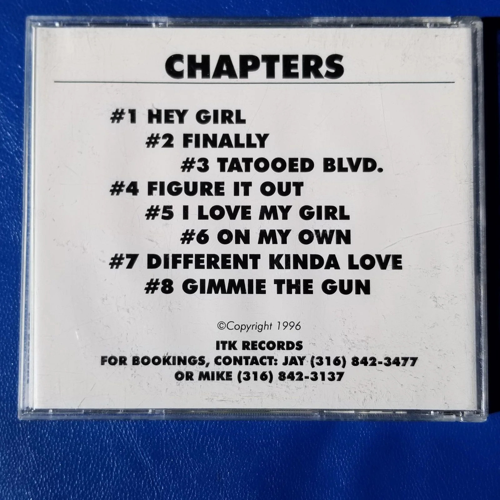 Self Titled CD by The McGuffins Autographed Jeremy Barnes ITK Records 1996, изображение 2