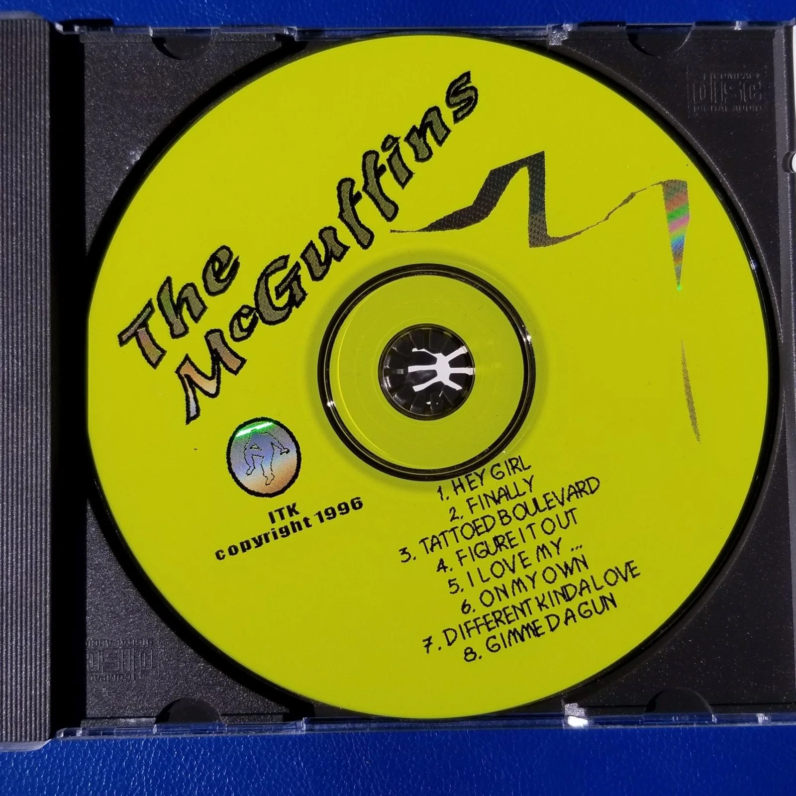 Self Titled CD by The McGuffins Autographed Jeremy Barnes ITK Records 1996, изображение 4