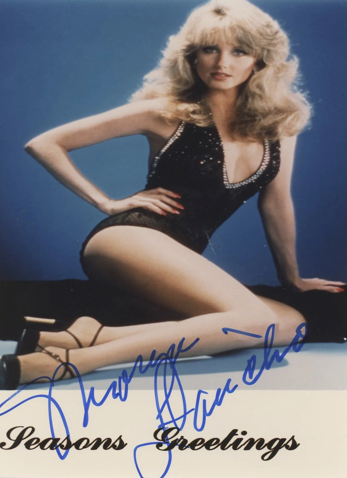 Morgan Fairchild — Morgan Fairchild Friends Authentic Signed 3.5x6 Photo Autographed BAS #BK43275
