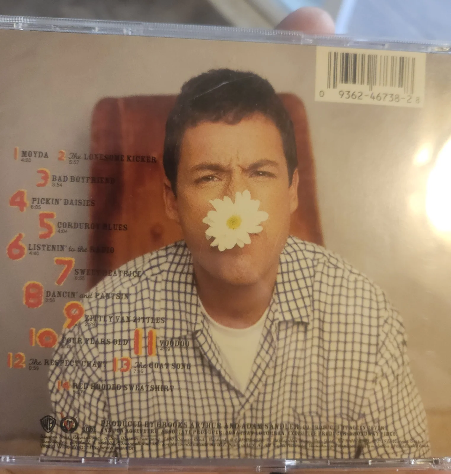 Adam Sandler What's Your Name? CD Signed (w/PROOF), image 2