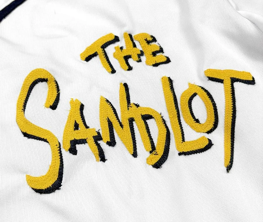 Patrick Renna — The Sandlot Cast Signed White Jersey - 8 Signatures - Renna, Leopardi TRISTAR, image 4